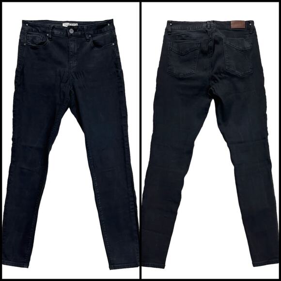 BDG Unpublished Bundle Ankle Cigarette Leg Skinny High Rise Size 28 Black Jeans - Picture 7 of 13